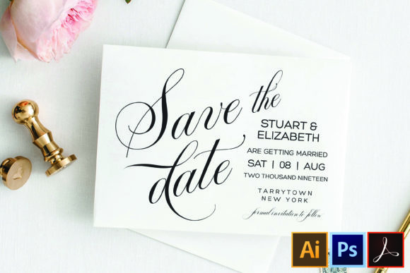 Download Save the Date Template Printable Wedding - Template Collection