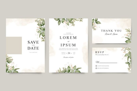 Download Wedding Invitation Template Set - Template Collection