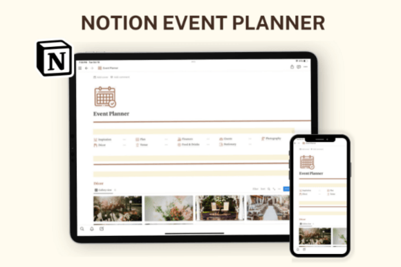 Download Notion Event Planner, Notion Template - Template Collection